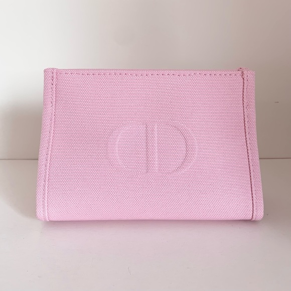 New Dior pink canvas storage pouch - Picture 1 of 11